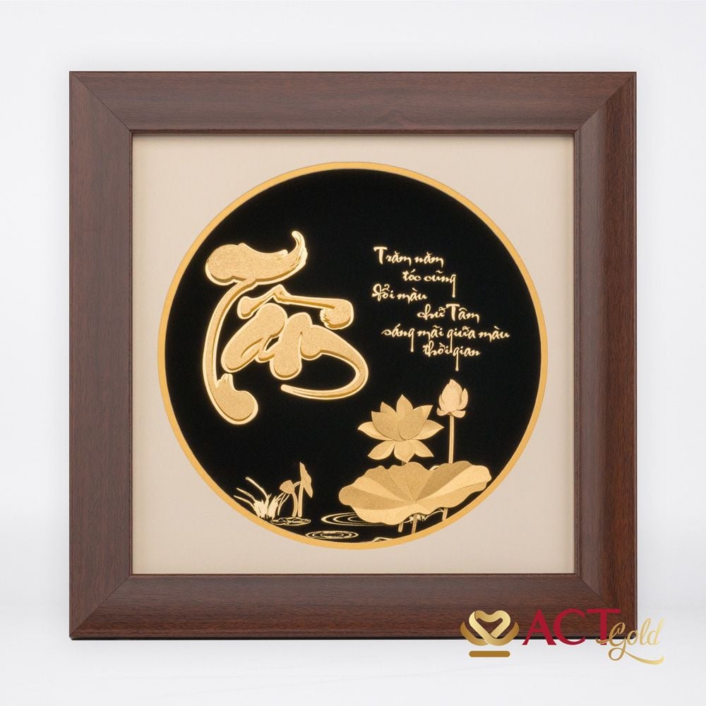 Tranh dát vàng - Quà Tặng Dát Vàng - Công Ty TNHH Q&V